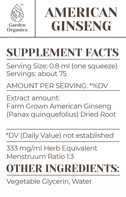 American Ginseng Tincture