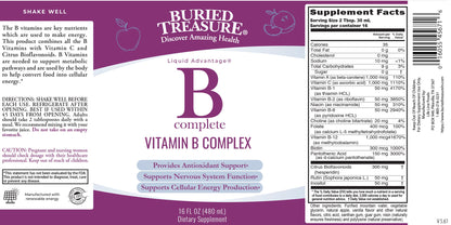 B Complex–Complete Daily B Vitamin Supplement, 16 fl oz