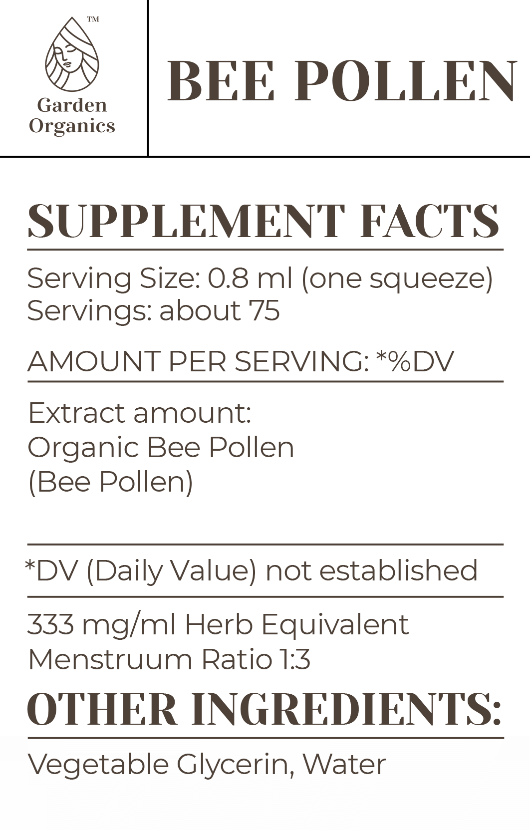 Bee Pollen Tincture