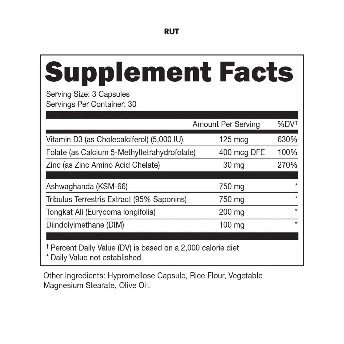 Bucked Up RUT-90 Capsules
