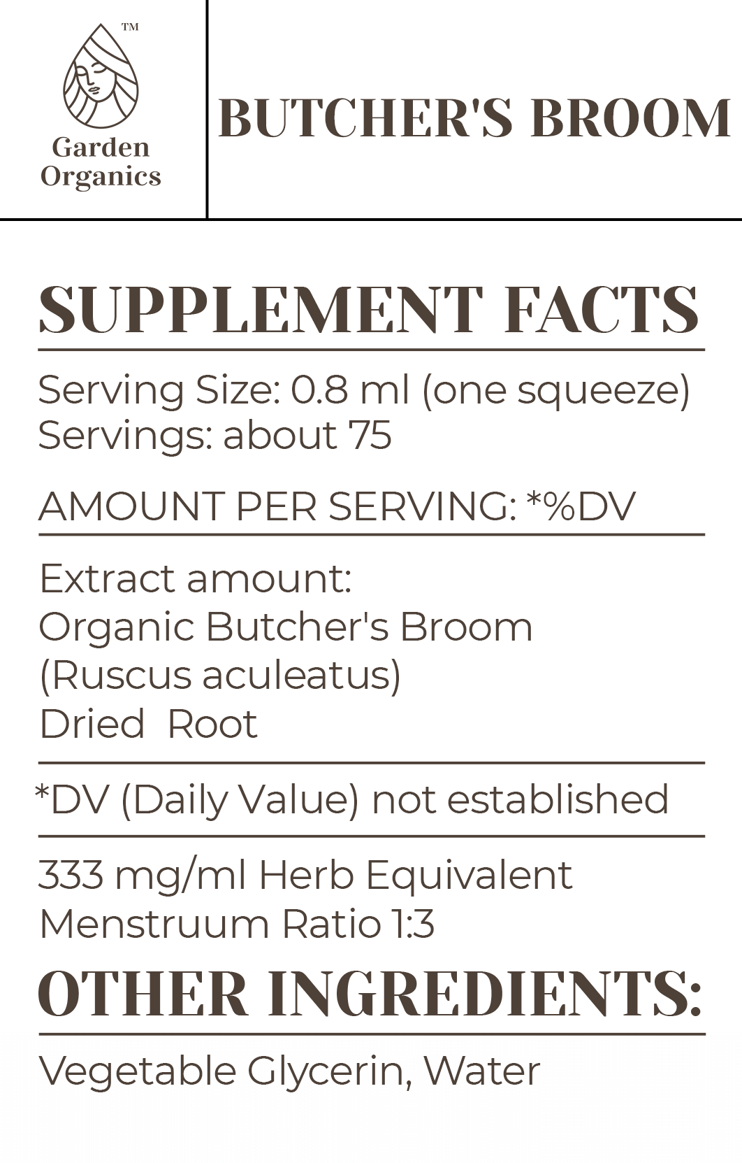 Butcher's Broom Tincture