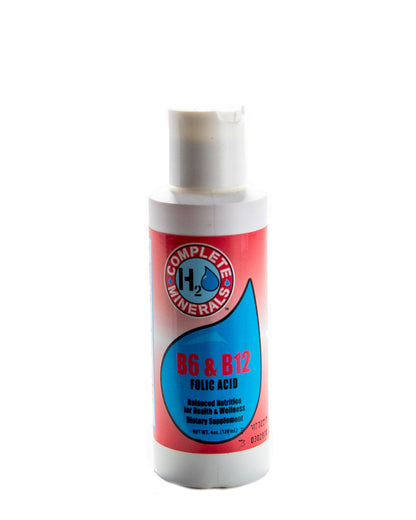B6 and B12 Folic Acid - 4 oz. Bottle