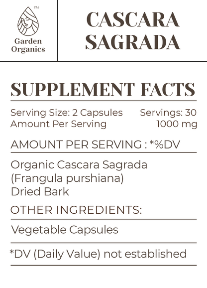 Cascara Sagrada Capsules