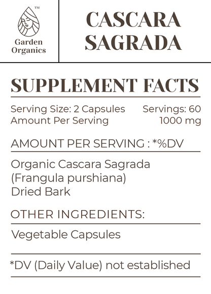 Cascara Sagrada Capsules