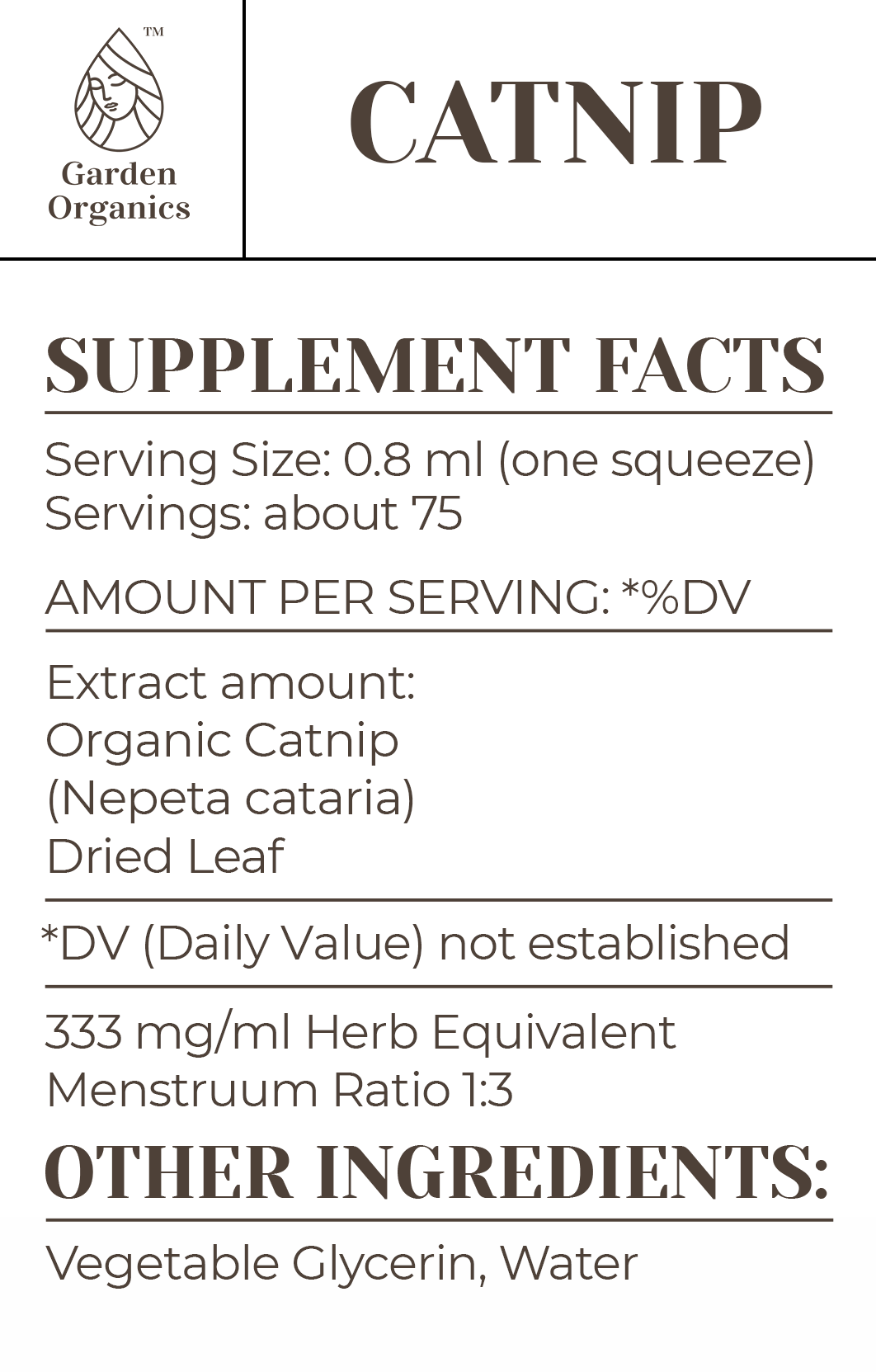 Catnip Tincture