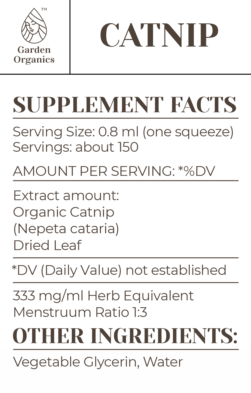 Catnip Tincture