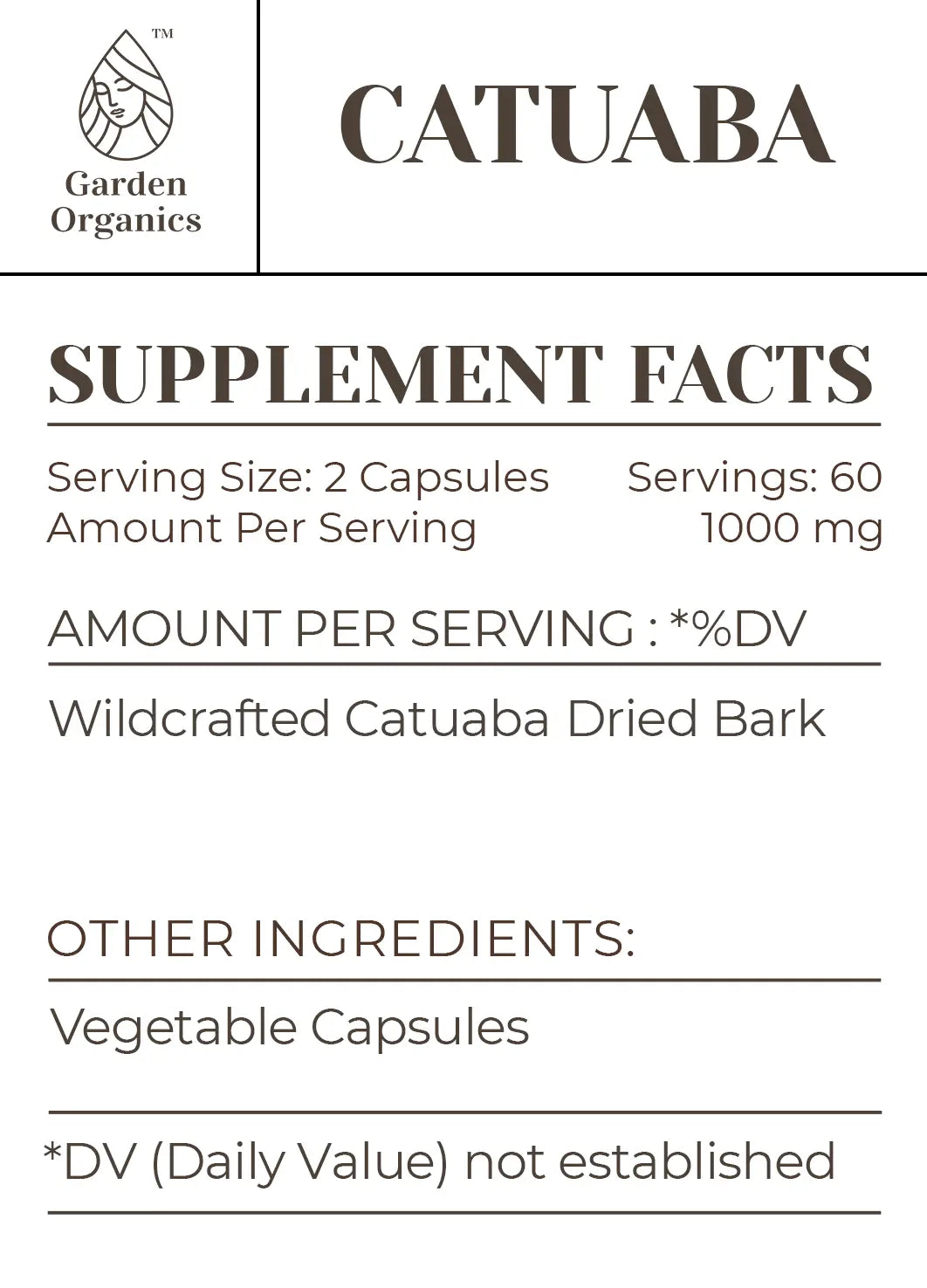 Catuaba Capsules