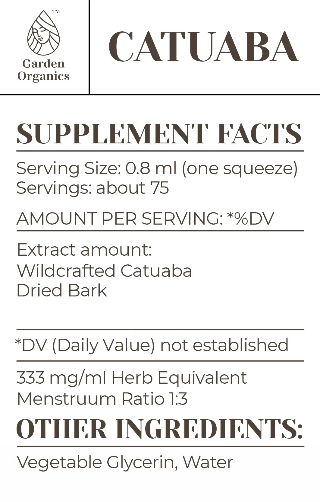 Catuaba Tincture