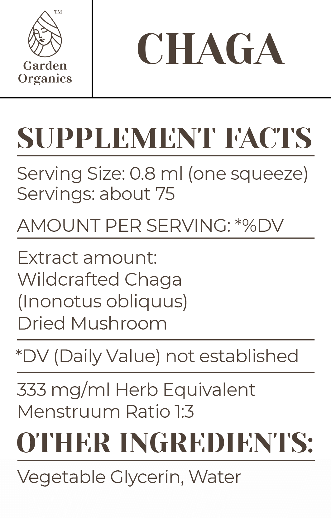 Chaga Tincture
