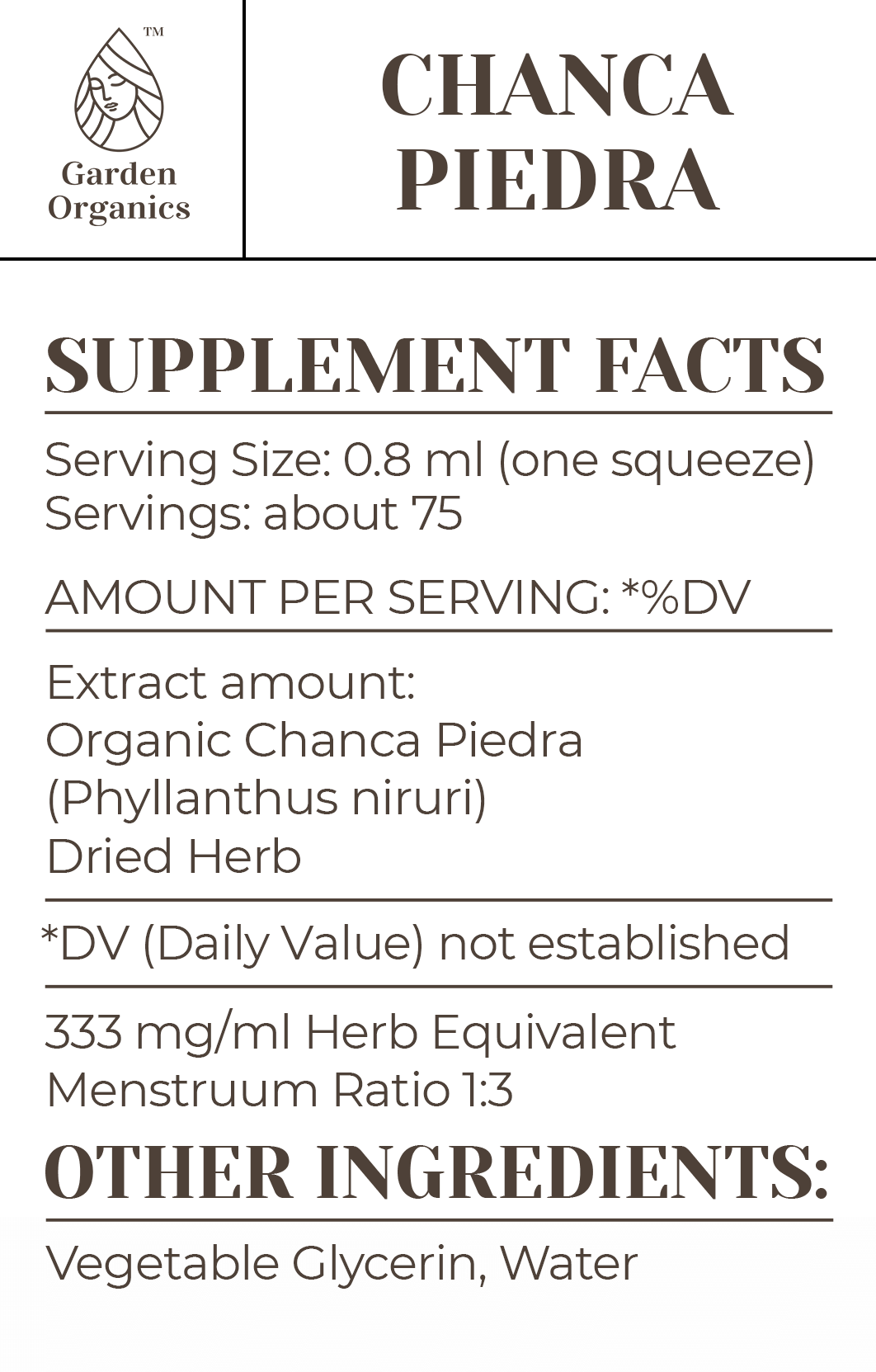 Chanca Piedra Tincture