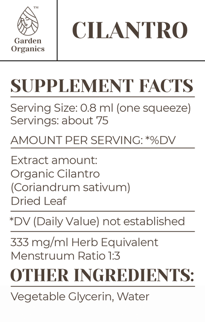 Cilantro Tincture