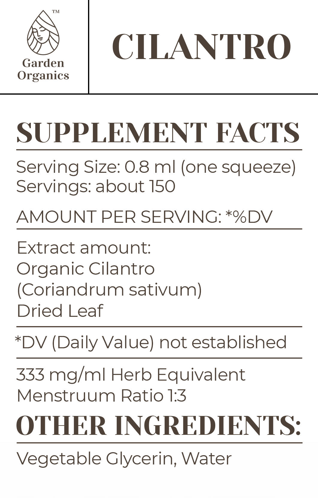 Cilantro Tincture