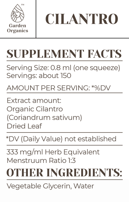 Cilantro Tincture