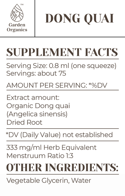 Dong Quai Tincture