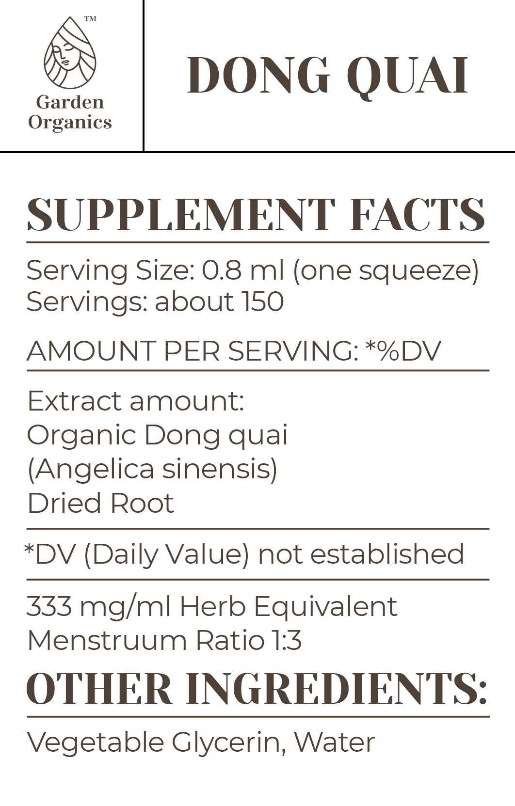 Dong Quai Tincture