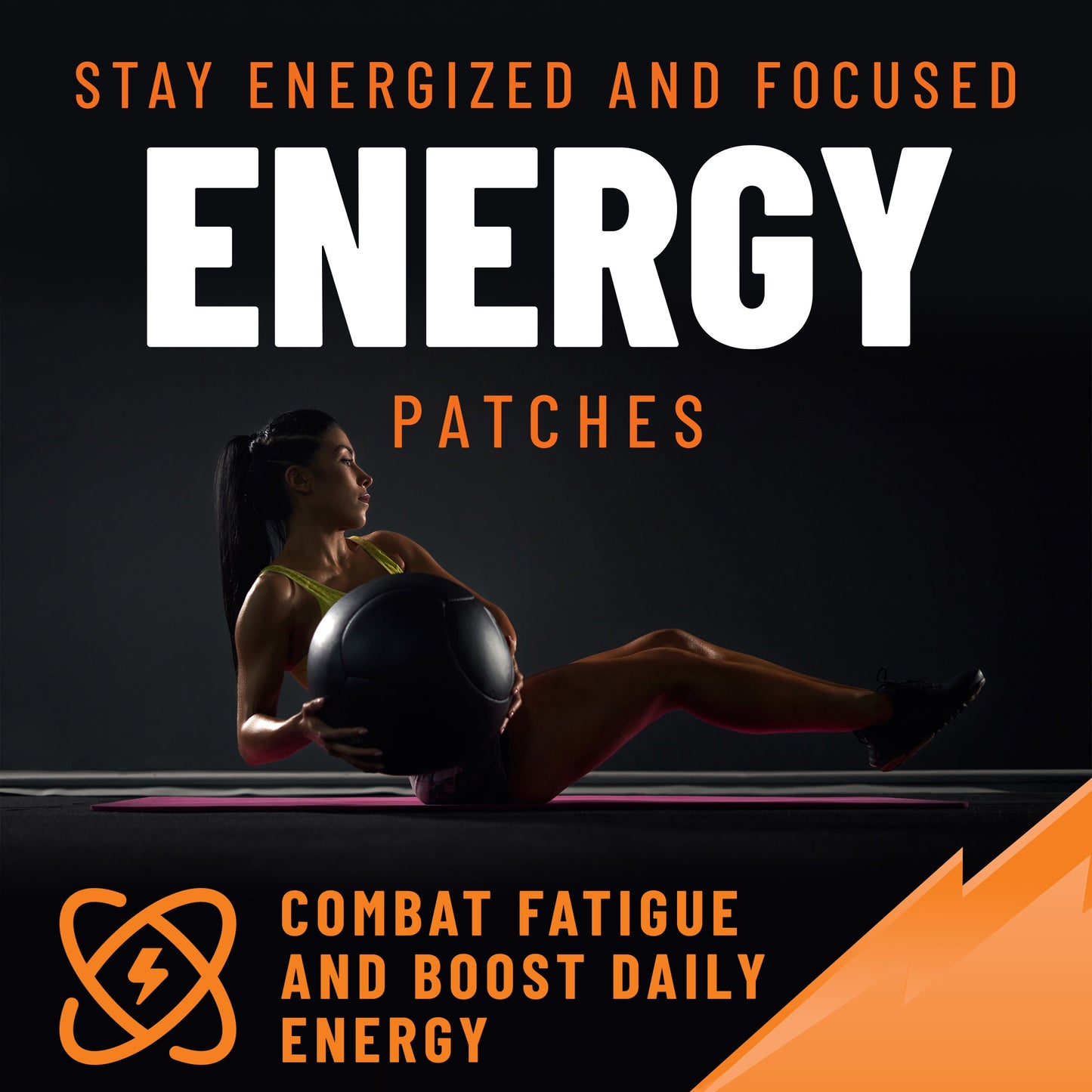 Energy Patches Natural Energy & Metabolism Support with B-Complex Vitamins, 36 Patches