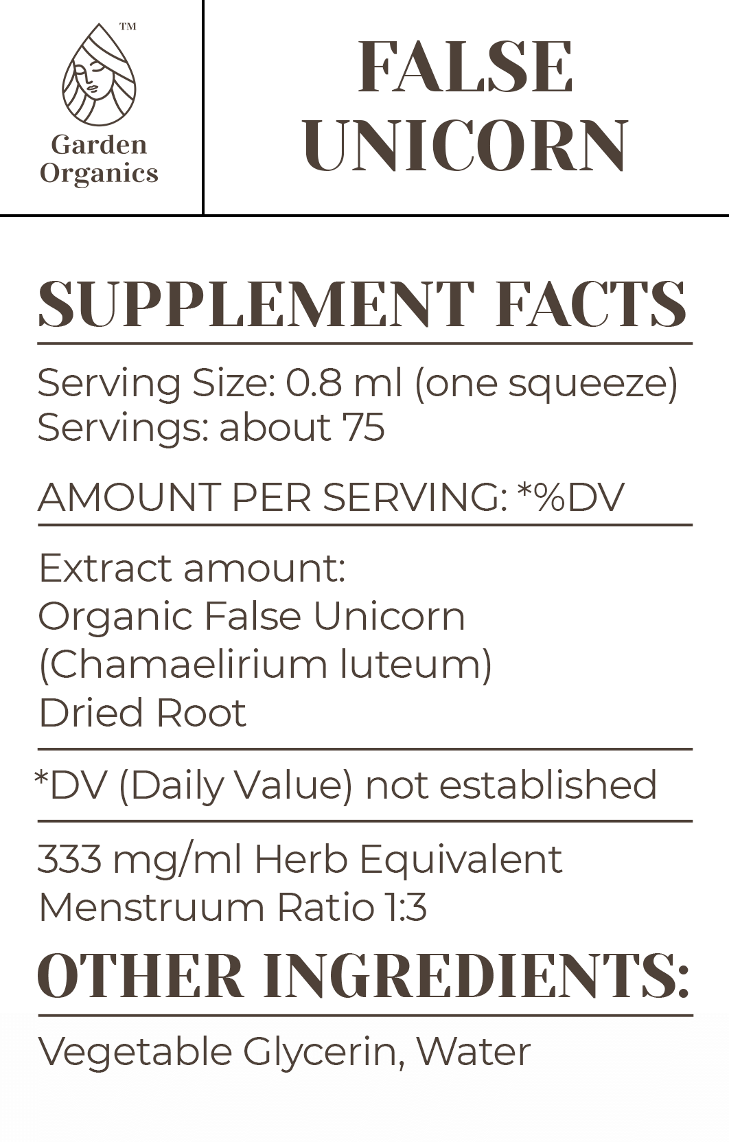 False Unicorn Tincture