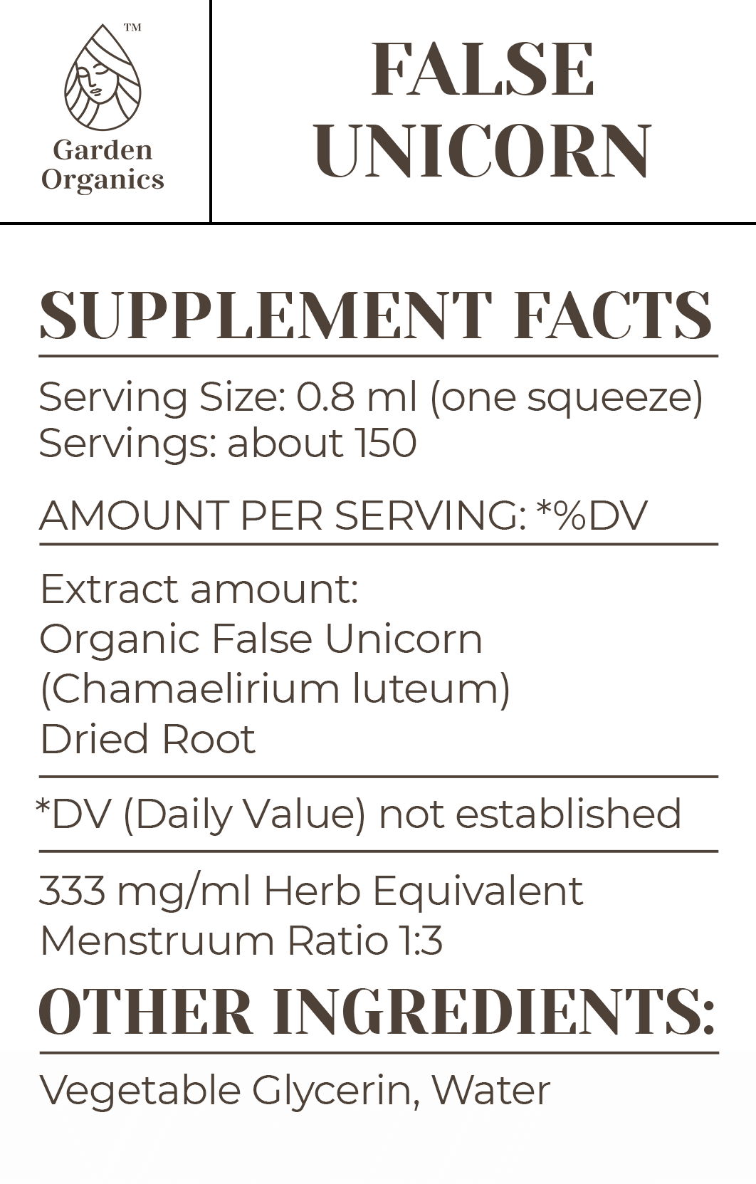 False Unicorn Tincture