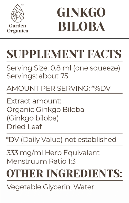 Ginkgo Biloba Tincture