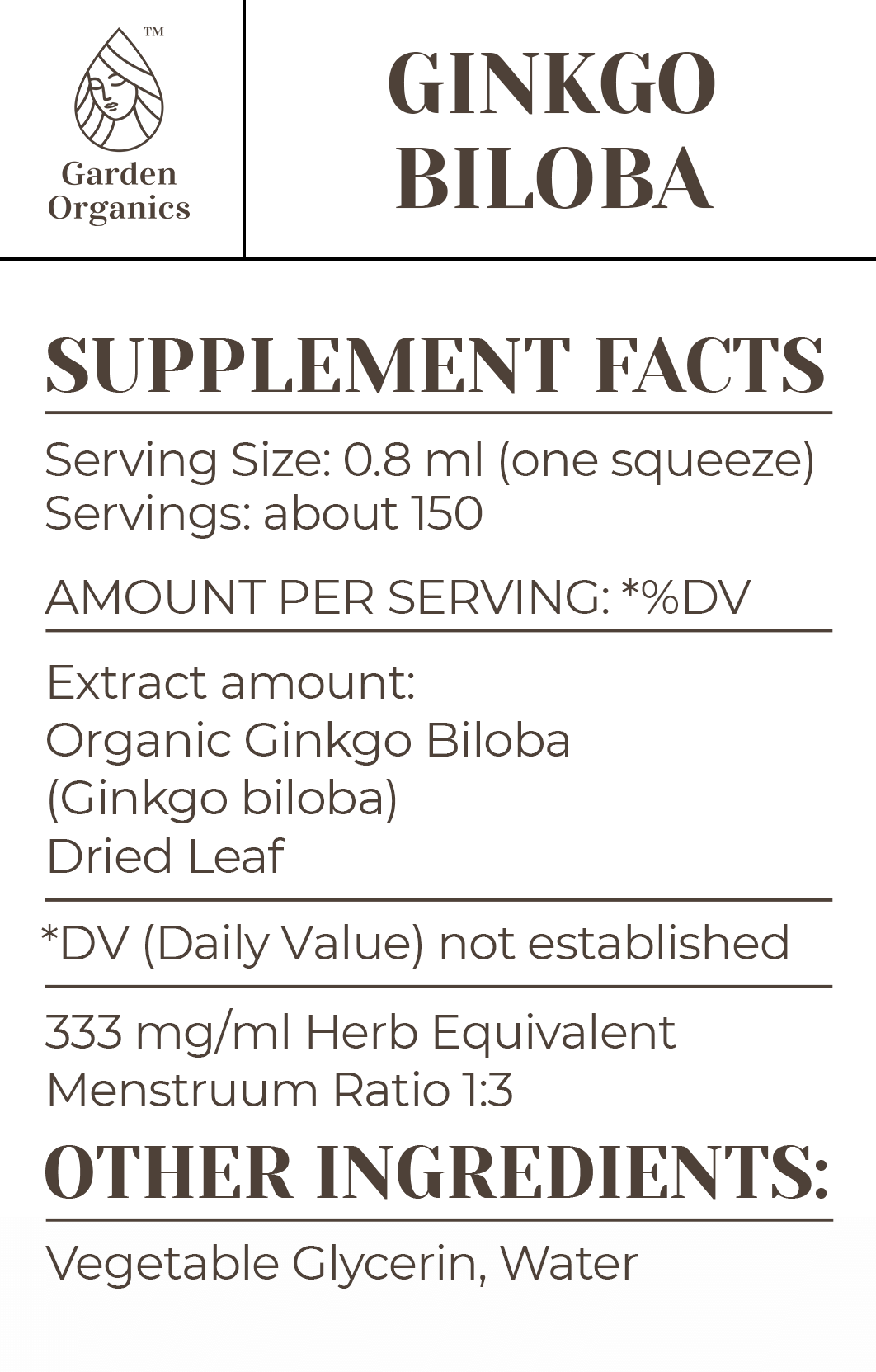 Ginkgo Biloba Tincture