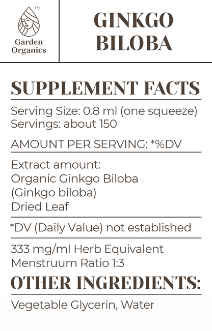 Ginkgo Biloba Tincture