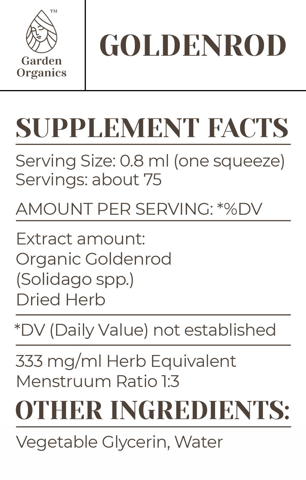 Goldenrod Tincture
