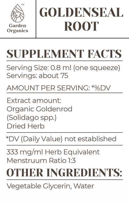 Goldenseal Root Tincture