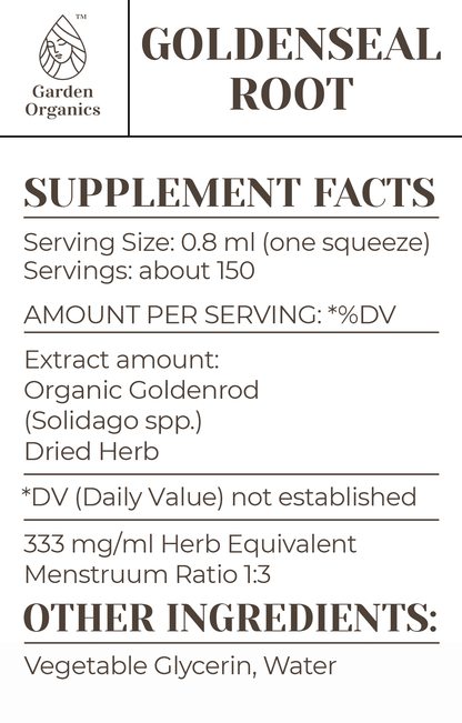 Goldenseal Root Tincture