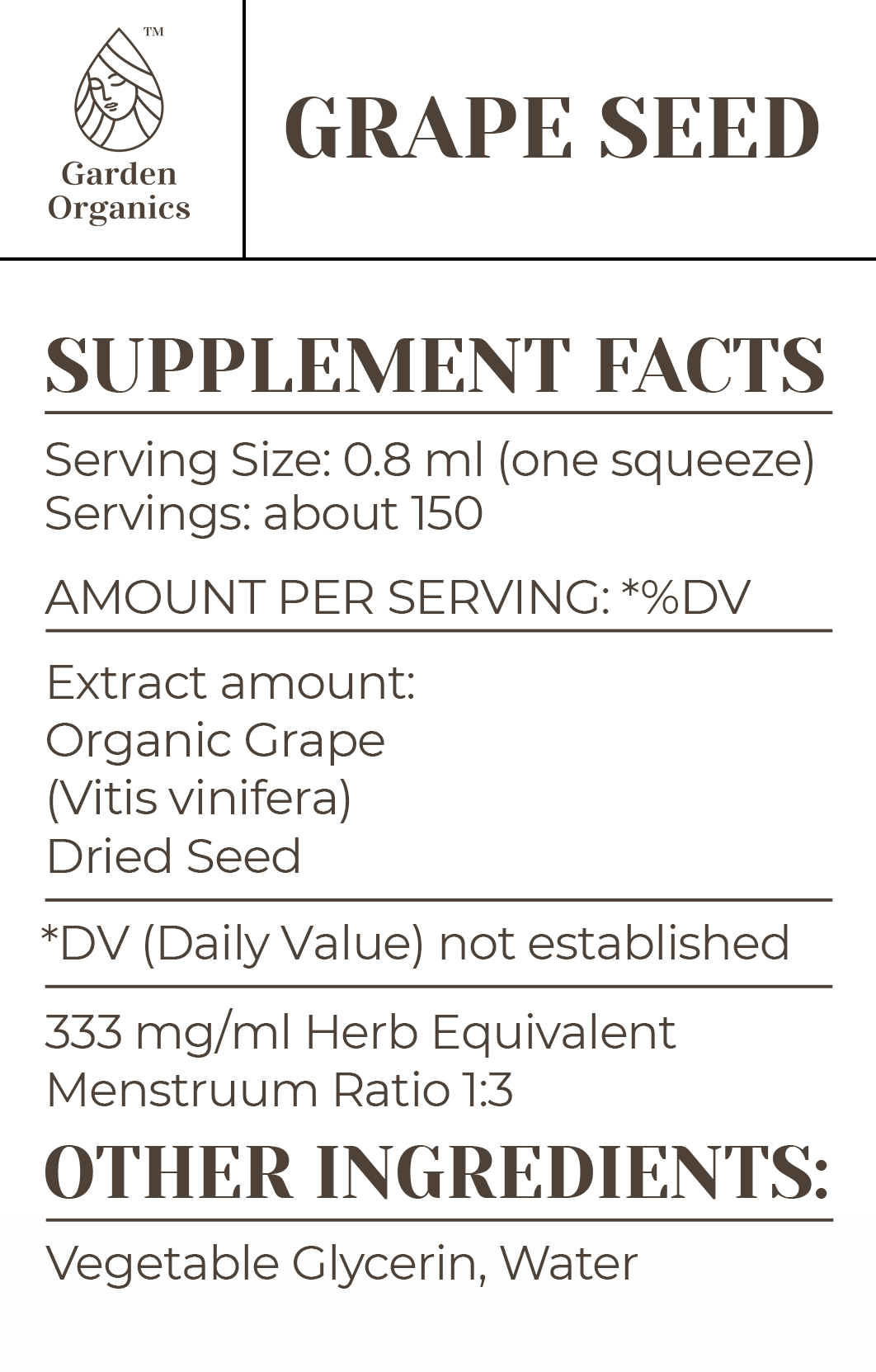 Grape Seed Tincture