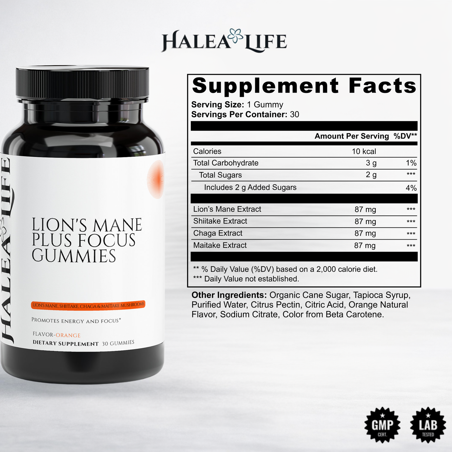 Lion's Mane Plus Focus Gummies