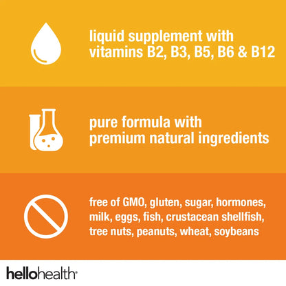 Happy Energy Vitamin B12 Plus – B12 Complex with B2, B3, B5 & B6 for Energy, Focus & Mood Support