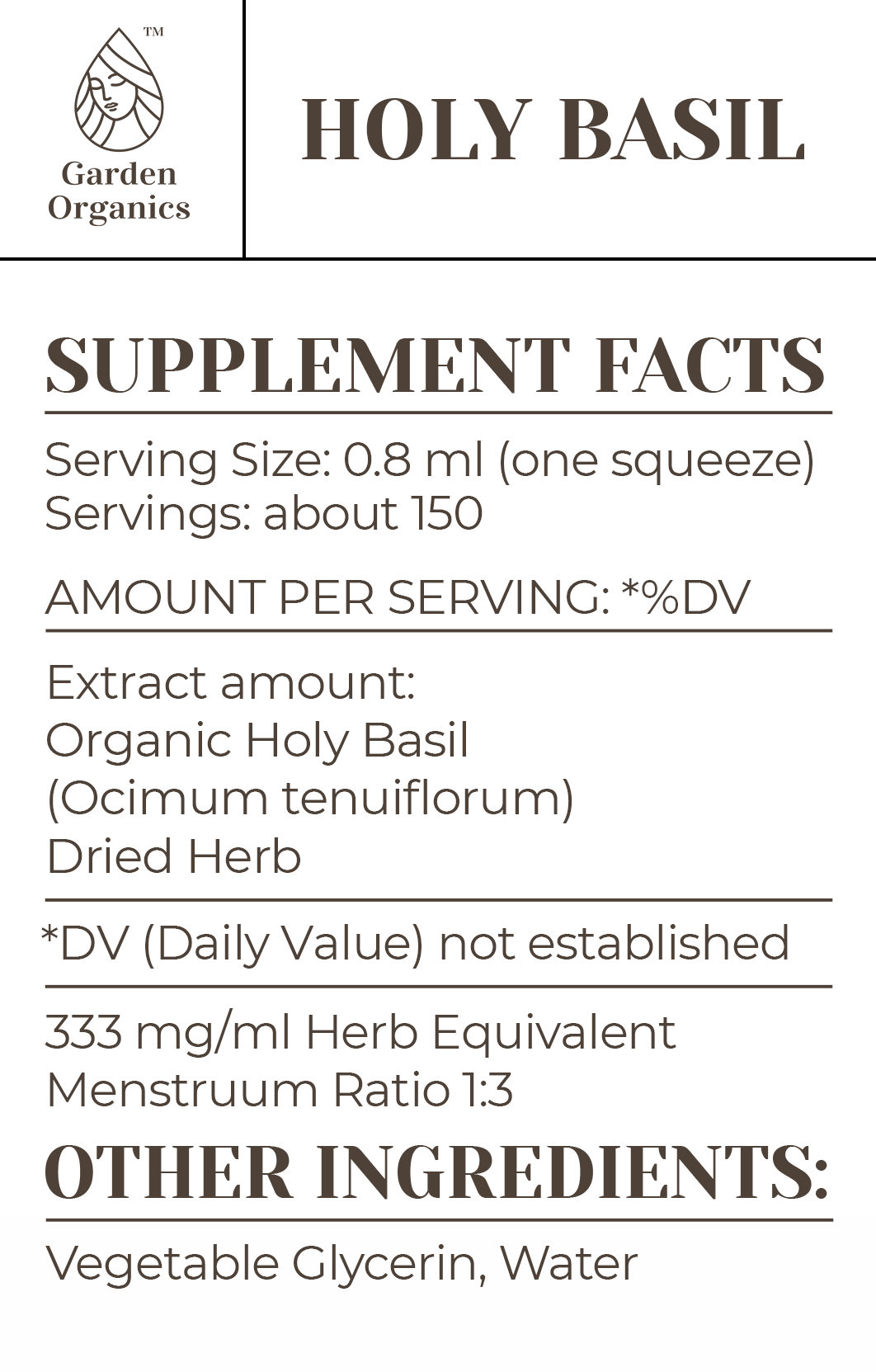 Holy Basil Tincture