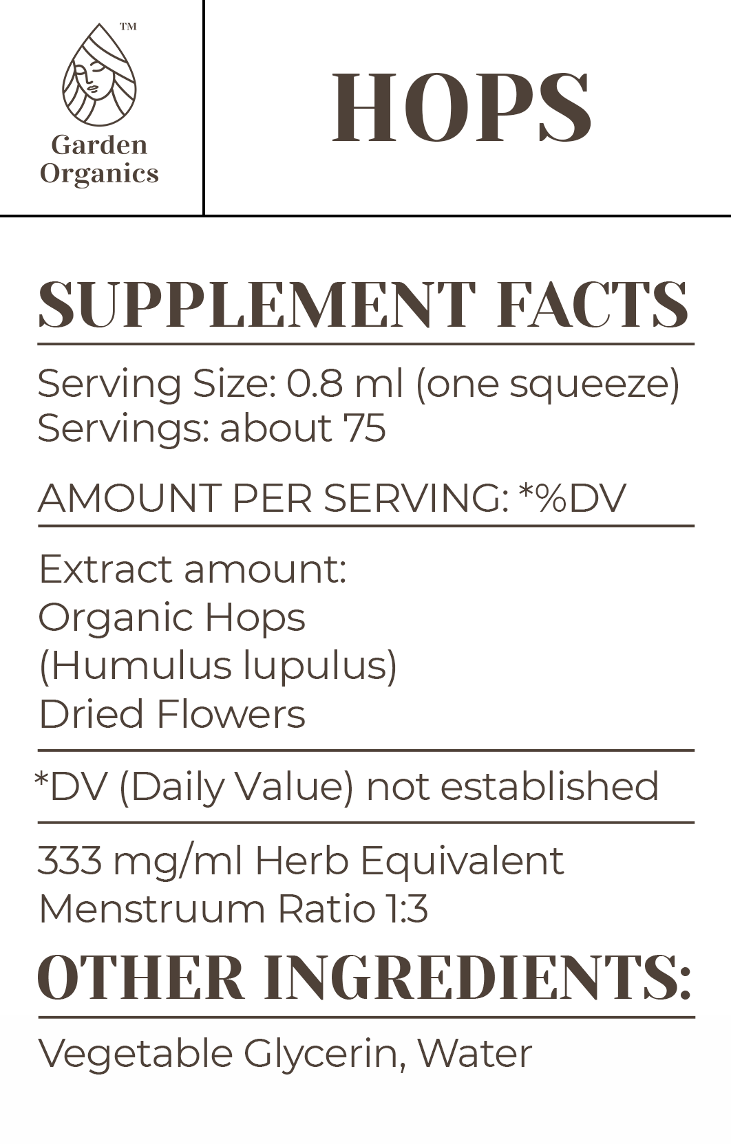 Hops Tincture