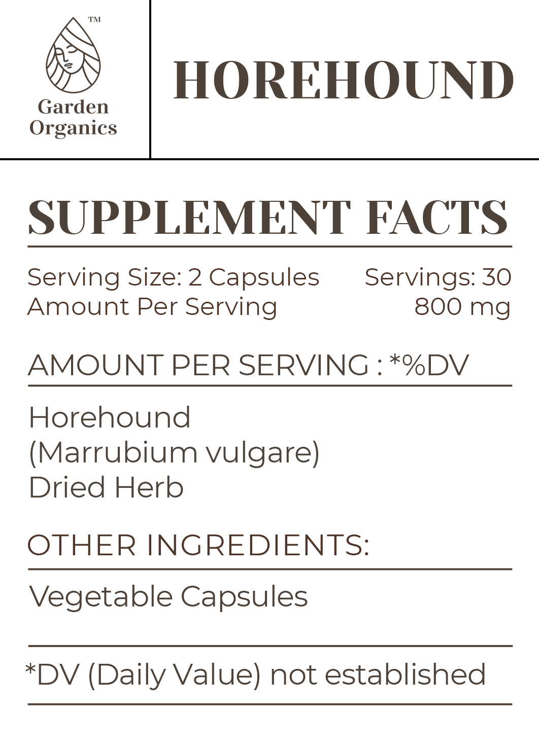 Horehound Capsules