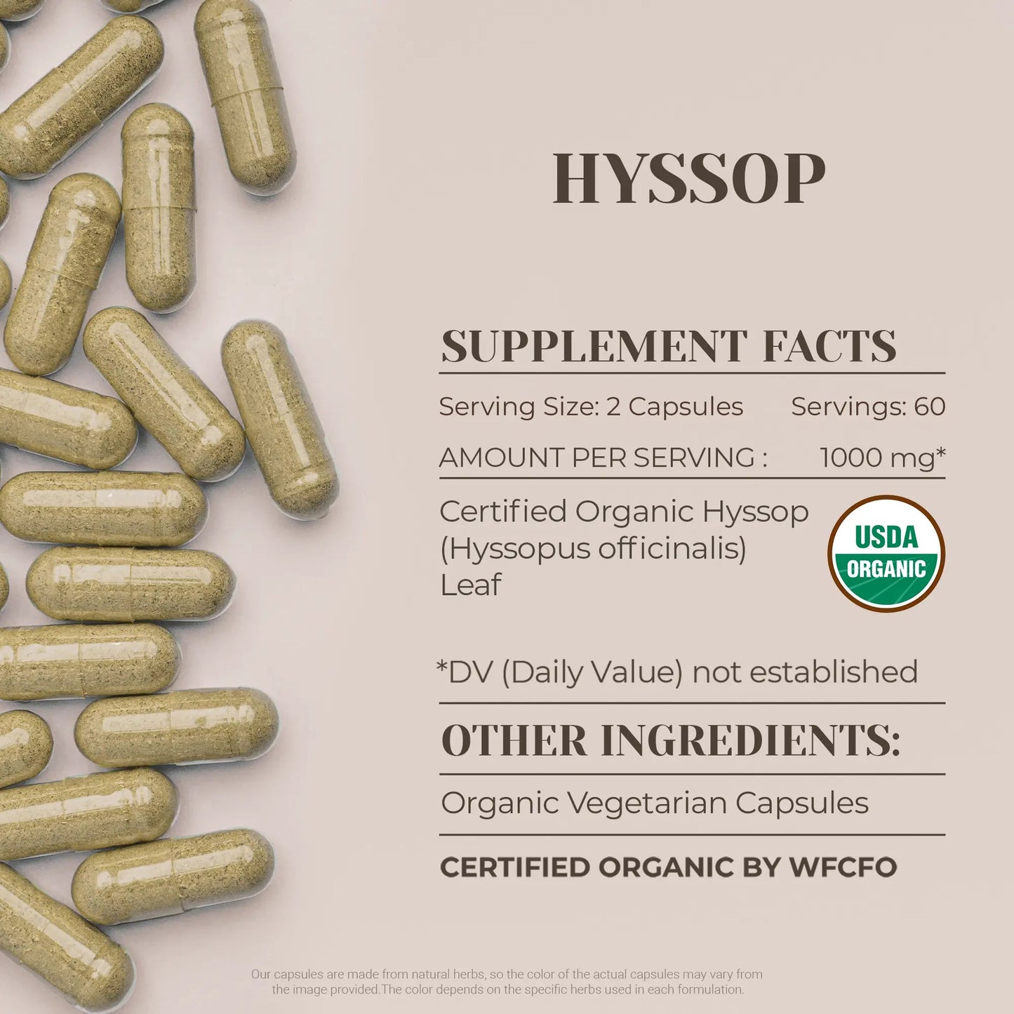 Hyssop Capsules