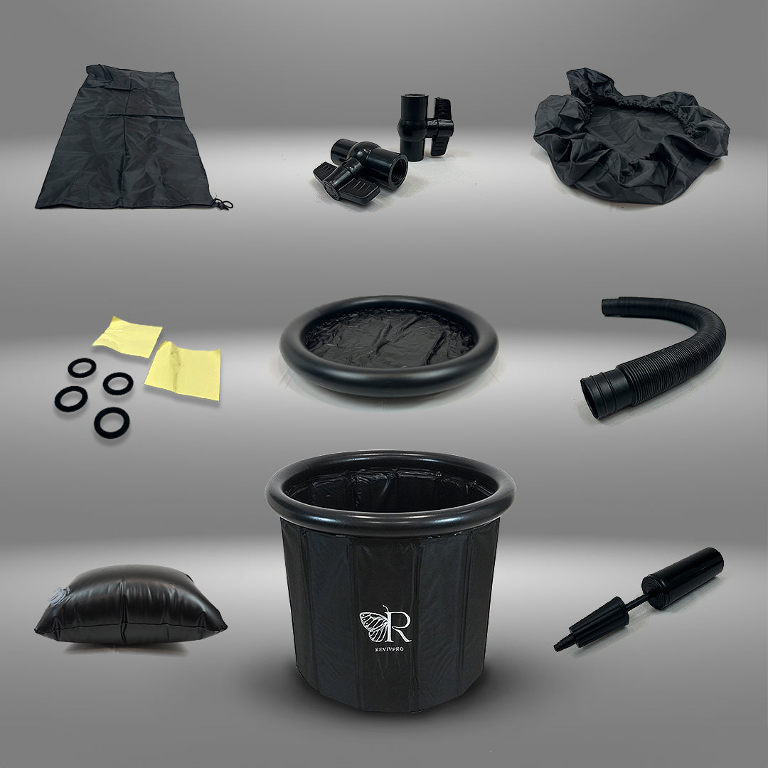 Foldable Ice Bath Tub — No Pole, No Pump, 60-Second Setup | RevivPro