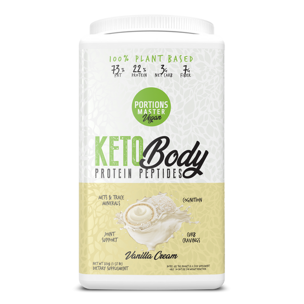 Portions Master Keto Body Protein Peptides Vanilla Cream