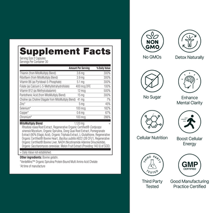 MitoMultiply | Methylated Multivitamin