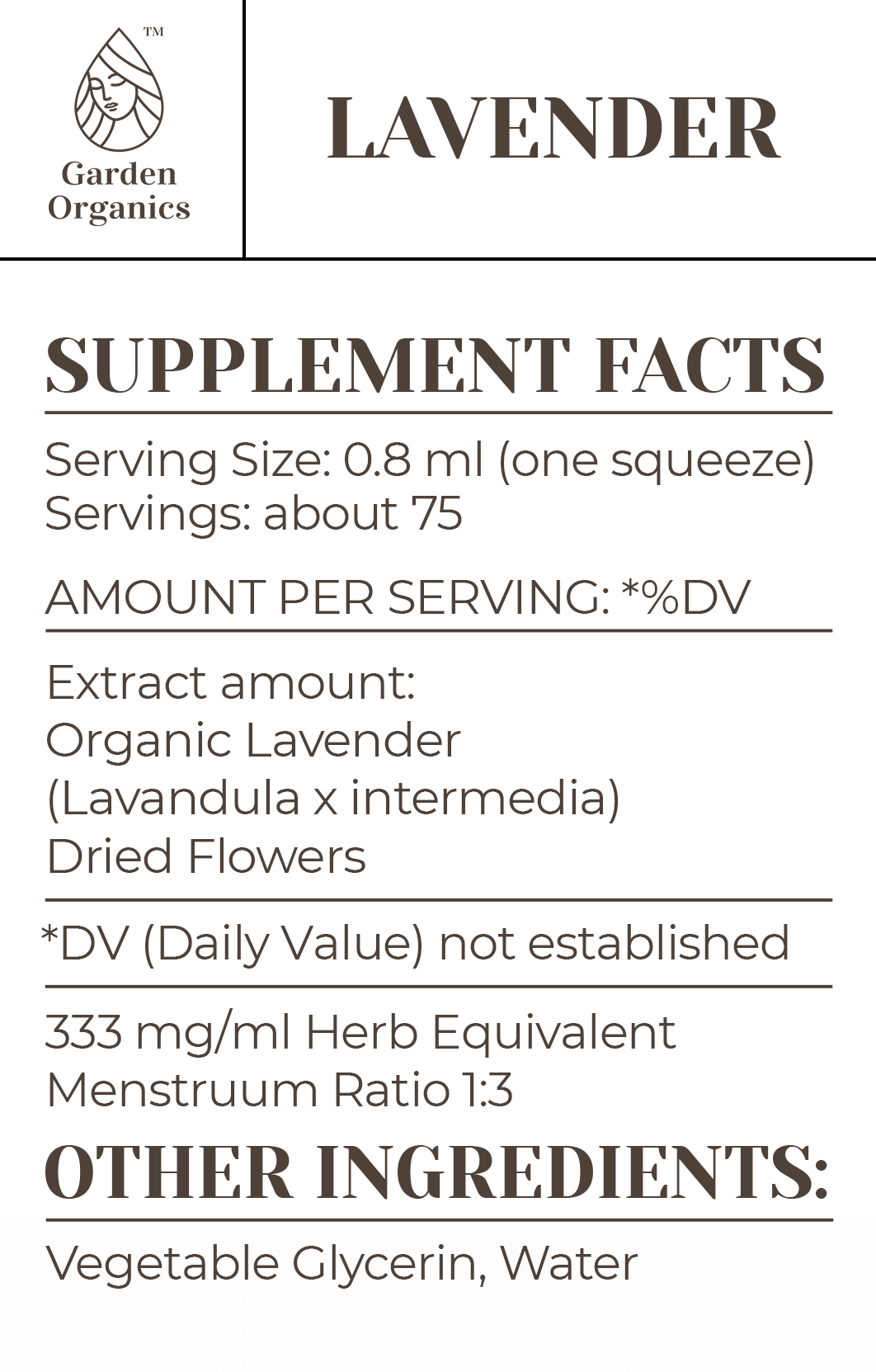 Lavender Tincture