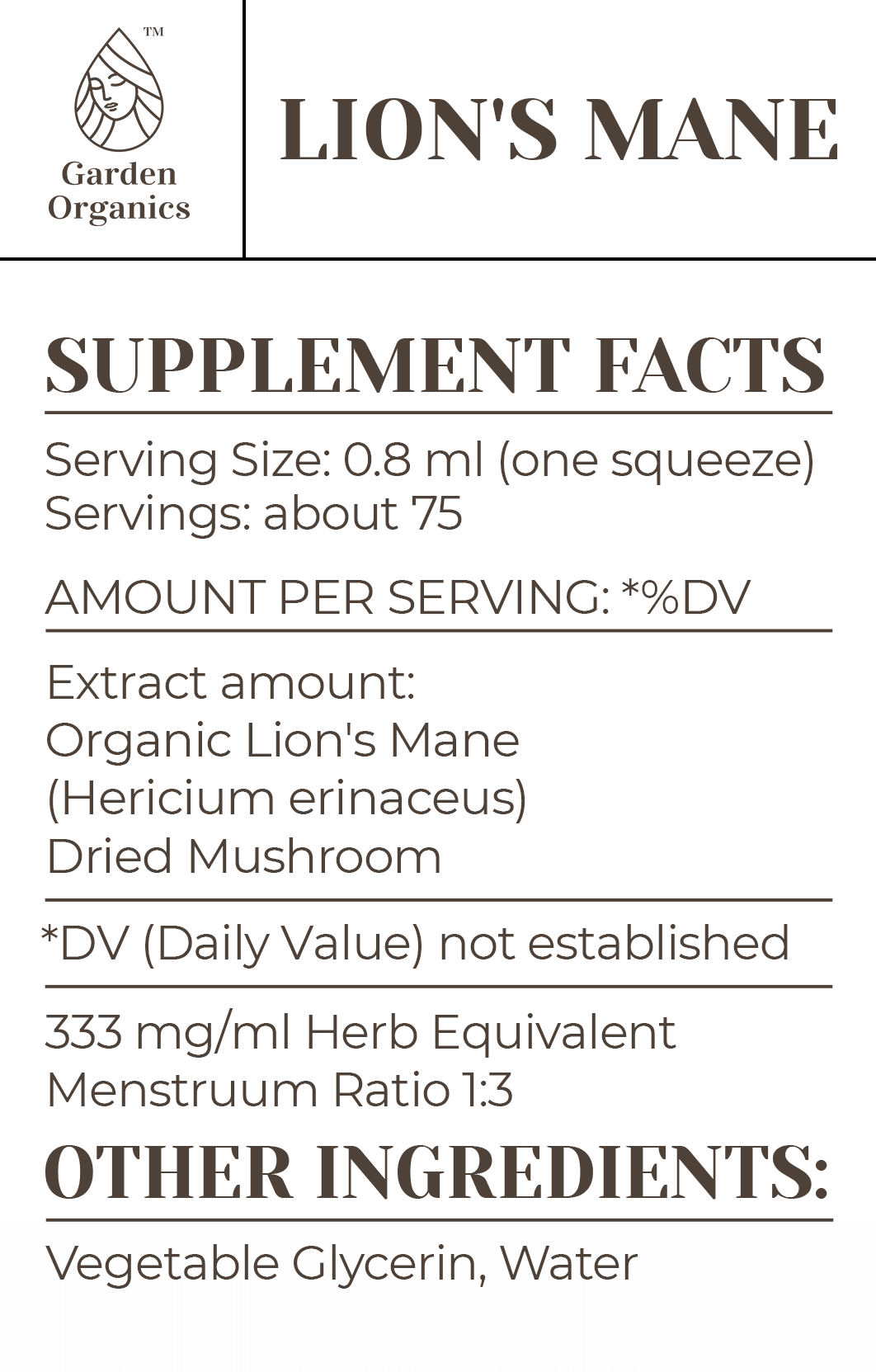 Lion's Mane Tincture