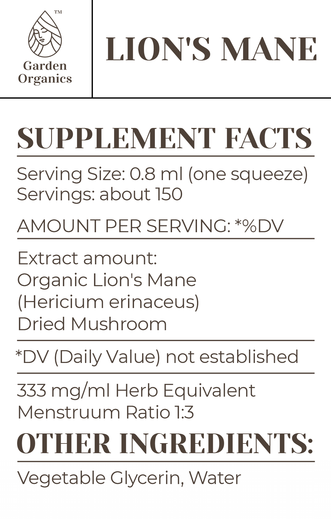 Lion's Mane Tincture