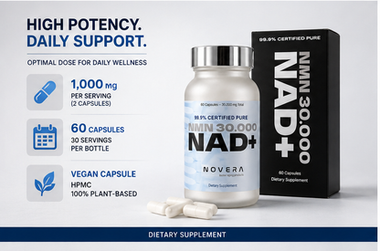 NMN Supplement 1000 mg | 99.9% Pure BONTAC® β-NMN | Made in Japan