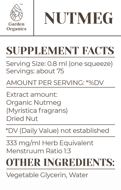 Nutmeg Tincture