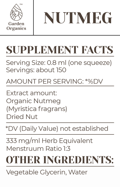 Nutmeg Tincture