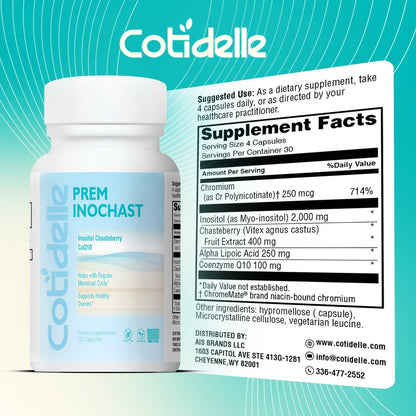 Prem Inochast-A Dietary Supplement for Women to Support Hormone Balance, Menstrual Cycle and Healthy Ovarian Function