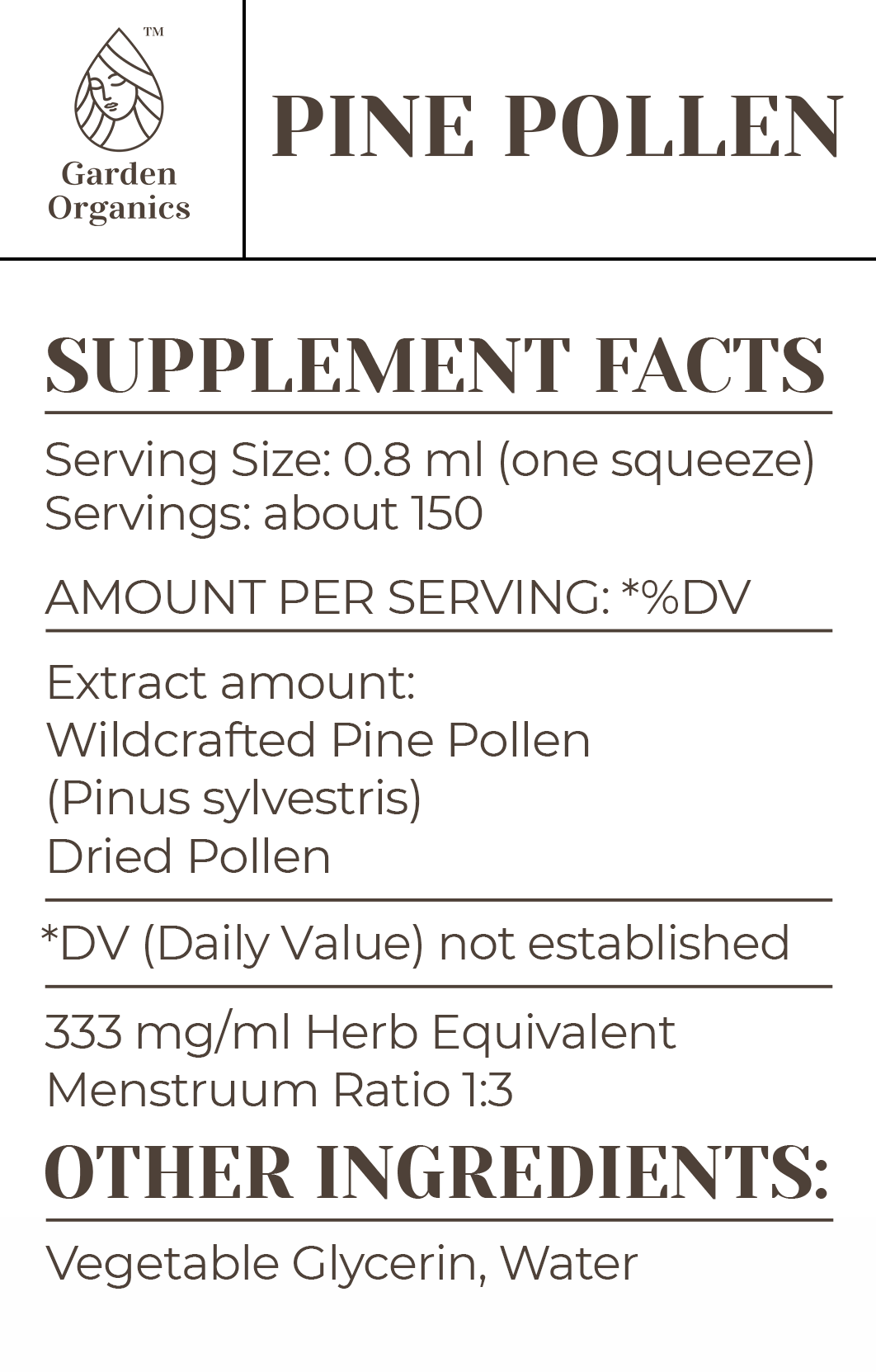 Pine Pollen Tincture