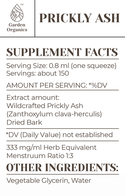 Prickly Ash Tincture
