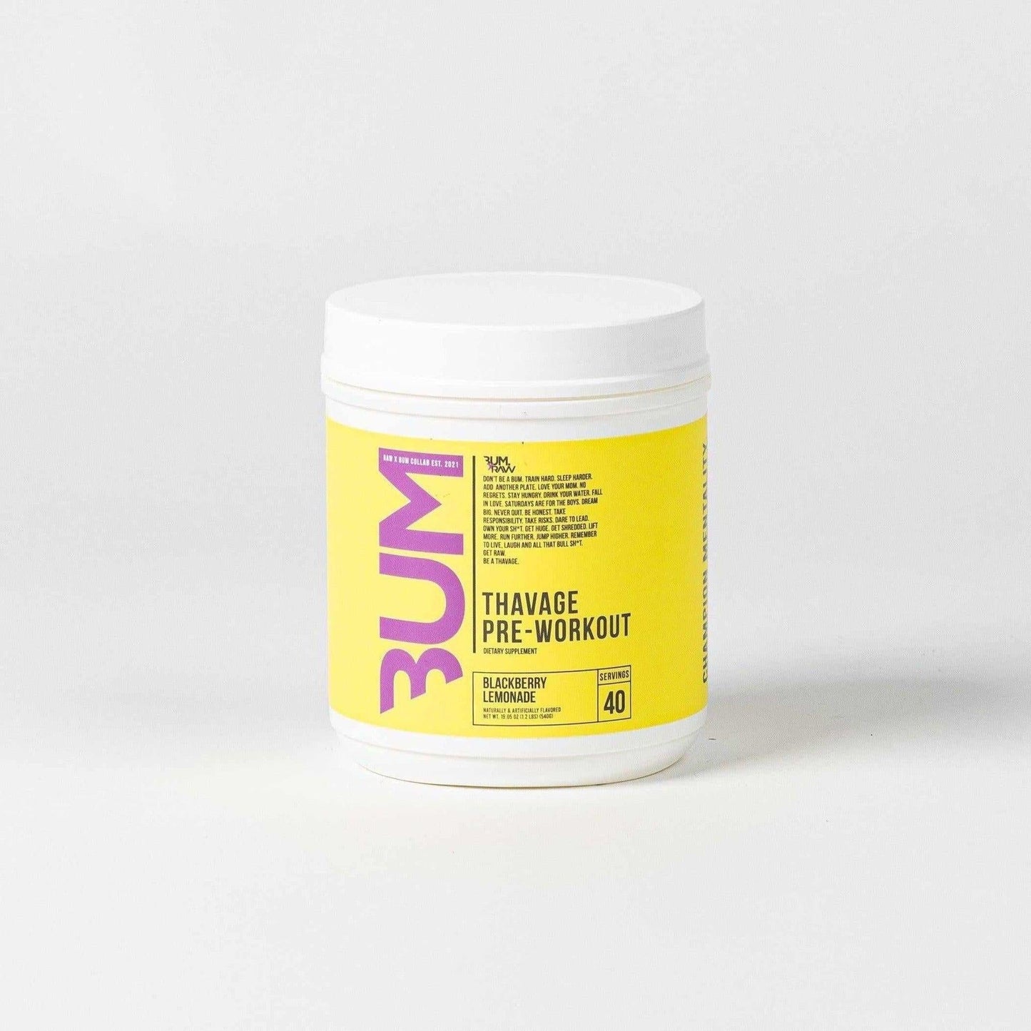 Raw Nutrition CBUM Series Thavage Pre-Workout