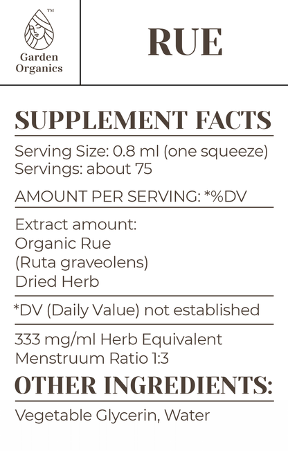 Rue Tincture