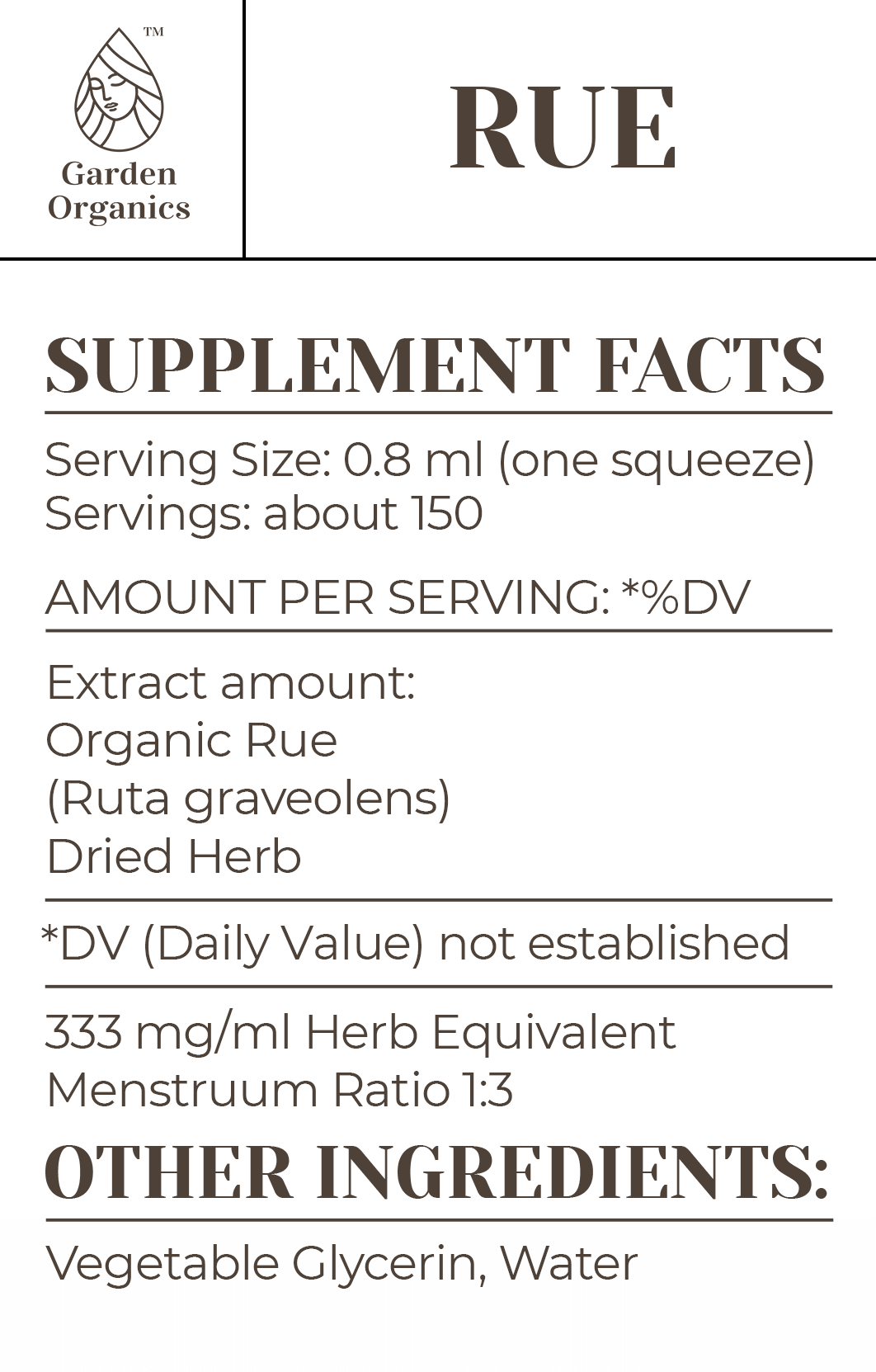 Rue Tincture